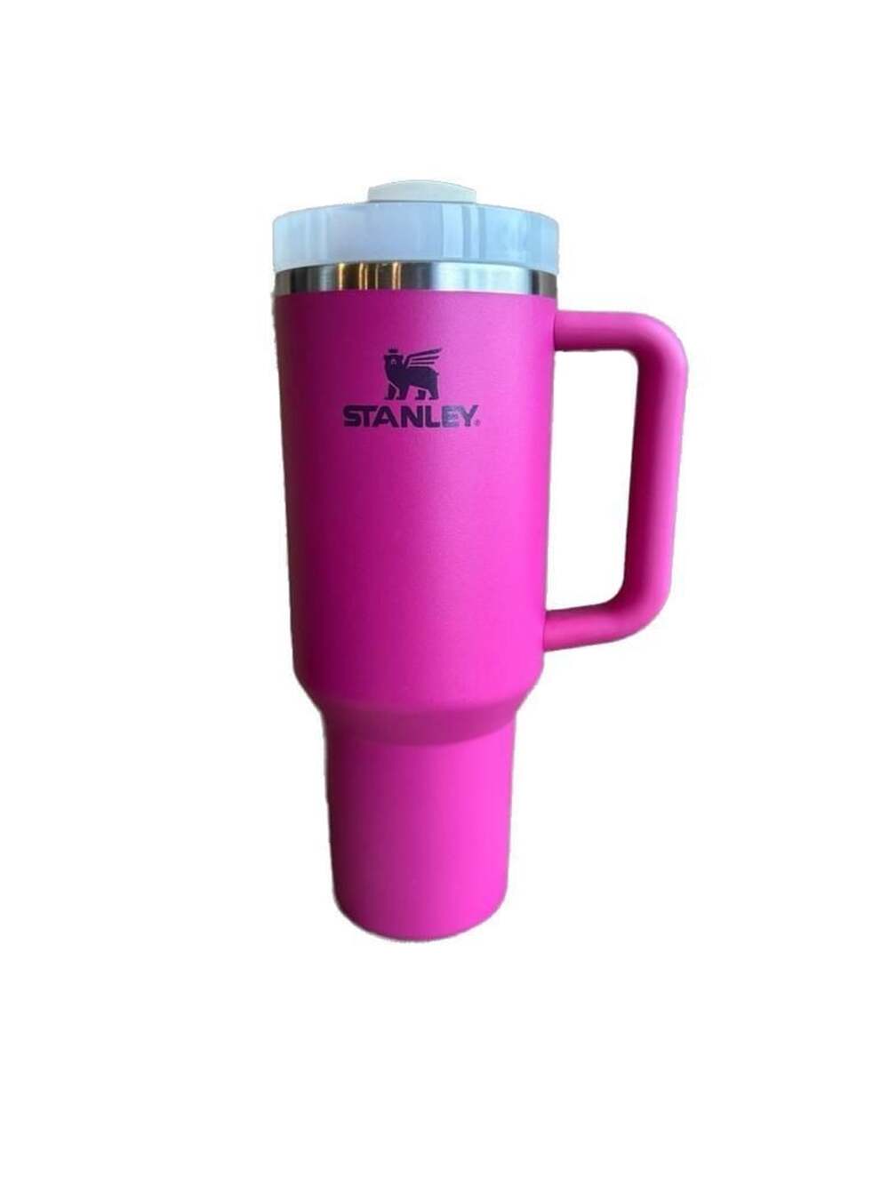 Stanley 40 oz Quencher H2.0 FlowState Tumbler in Fuchsia Pink